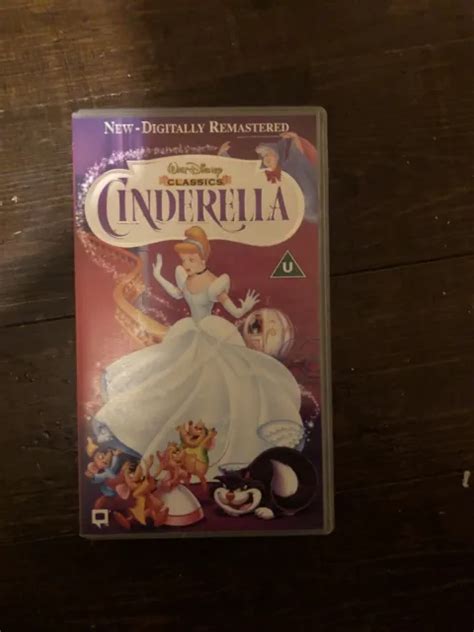 Walt Disney Cinderella Vhs 1997 Digitally Remastered Edition Eur 3