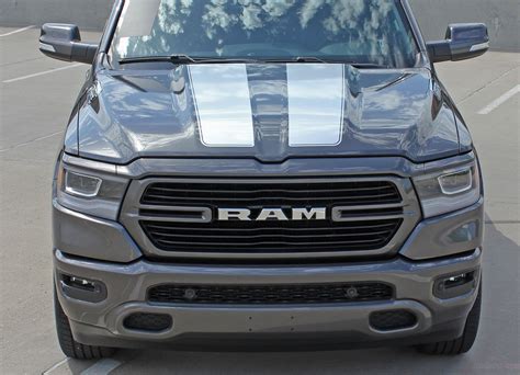 2019 2020 2021 2022 2023 Dodge Ram Hood Racing Stripes Truck Graphic