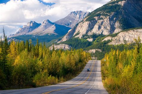 Jasperscenic Road Through Jasper National Park Canada Receptour Canada