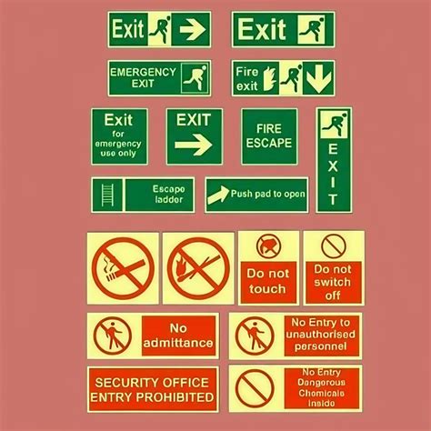 Acrylic Safety Sign Boards Shape Round And Square At Rs 90 Sft In