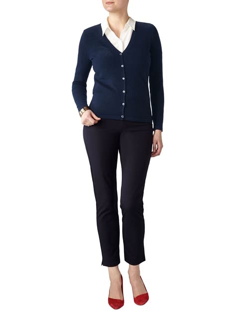 Pure Collection V Neck Cashmere Cardigan
