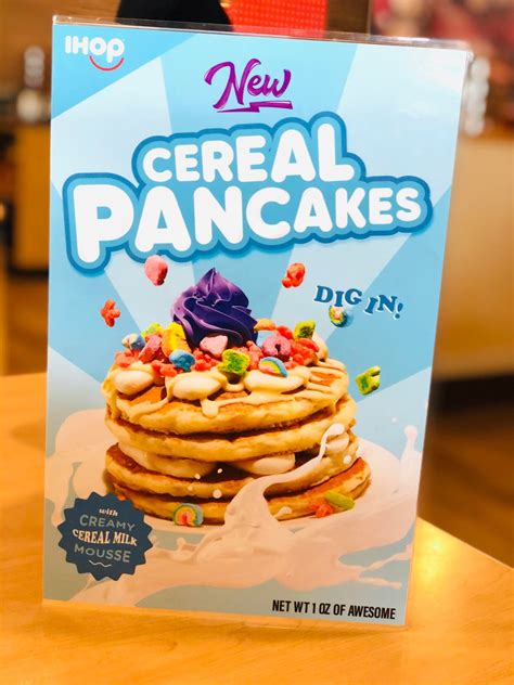 Airing My Laundry One Post At A Time Cereal Pancakes At Ihop Review