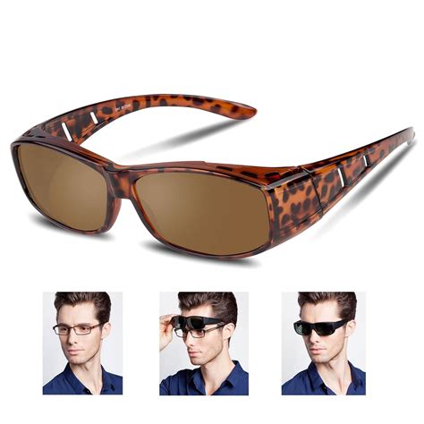 over glasses sunglasses polarized for men women sunglasses wear over fit over prescription