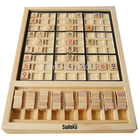 In knight sudoku, in addition to the normal rules of sudoku (no repeated digit in a row/column/3x3 box) a digit must not appear a chess knight's. Sudoku wooden board game 31*23*2.5 cm Boxed 81 chess 40 ...