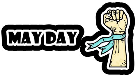 Labor day worker isolated on blue cartoon drawing. Labour Day - Labour Day Drawing - Labour Day Inspirational ...