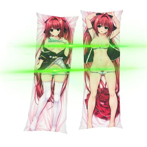 Dakimakura Ecchi Anime Body Pillow Redhead Waifu Etsy