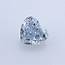075 Carat Fancy Blue Diamond Heart Shape SI2 Clarity GIA SKU 370785