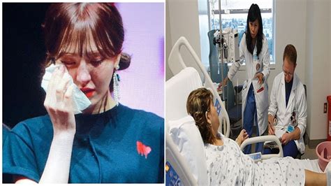 Shock Red Velvets Wendy Suffers Facial Pelvic Wrist Injuries During Sbs Gayo Daejeon