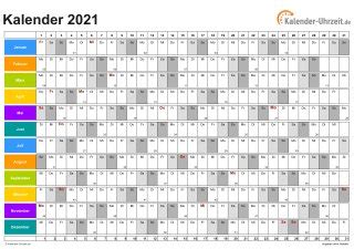 Kalender nrw 2021 passend auf eine seite ausdrucken. Jahreskalender 2021 Zum Ausdrucken Kostenlos Österreich ...