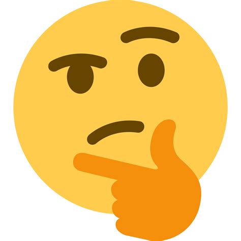 Thinking Emoji Thinking Emoji Discord Meme Free Transparent Emoji Images And Photos Finder