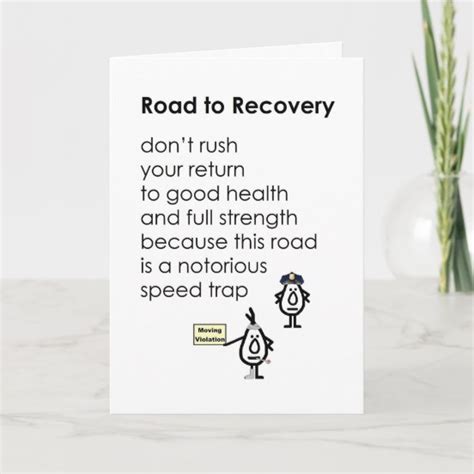 Funny Poem Get Well Cards Well Wishes Cards Zazzle