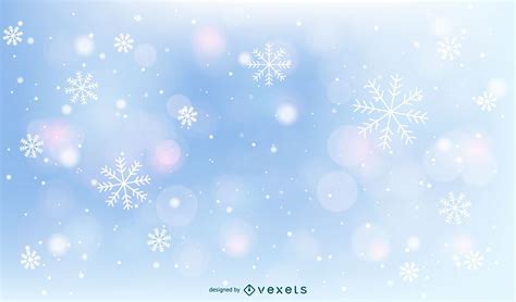 Descarga Vector De Fondo De Copos De Nieve De Navidad
