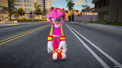 Amy Rose From Sonic Riders For Gta San Andreas