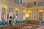 Blue Room In The Catherine Palace Stock Photo - Image of staircase ...