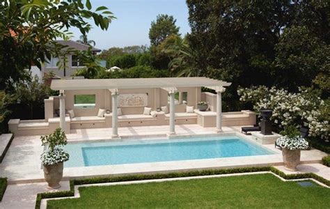 Garden Pool Ideas Pergola Roman Style Decor Pool Design Roman Pool
