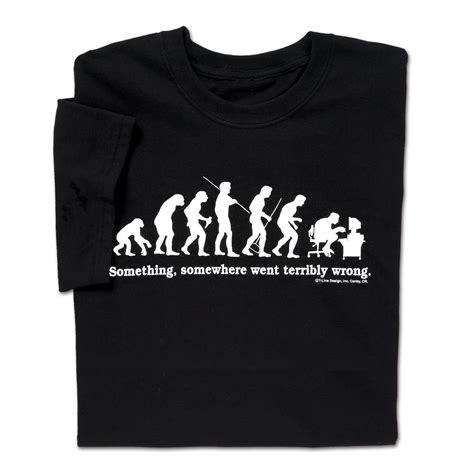 Laugh With Something Went Wrong Funny Computer T Shirt
