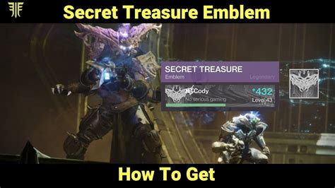 Destiny 2 Forsaken How To Get Secret Treasure Hidden Emblem And