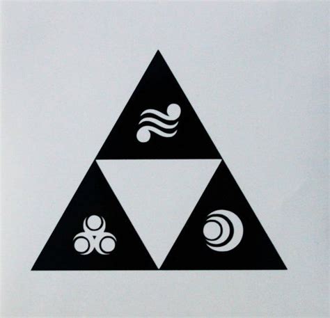 Legend Of Zelda Triforce With Goddess Symbols Zelda Tattoo Goddess Symbols