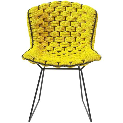 Purple Chair Yellow Chair Loom Chair Bertoia Side Chair Leather