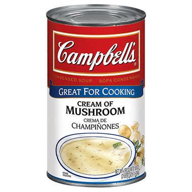 I think campbell's must have new and improved their cream of chicken soup. Campbell's Cream of Mushroom Condensed Soup (50 oz.) - Sam ...