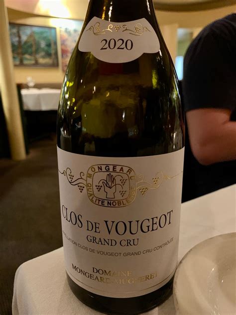 Mongeard Mugneret Clos Vougeot France Burgundy C Te De Nuits