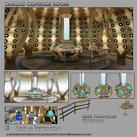 Tardis Console Room by LunarMathematics on DeviantArt