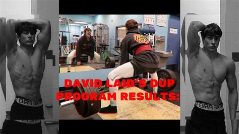 David Laid Dup Program Results Bench Squat Deadlift And Overhead