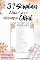 31 Identity in Christ Bible Verses to Encourage your Soul