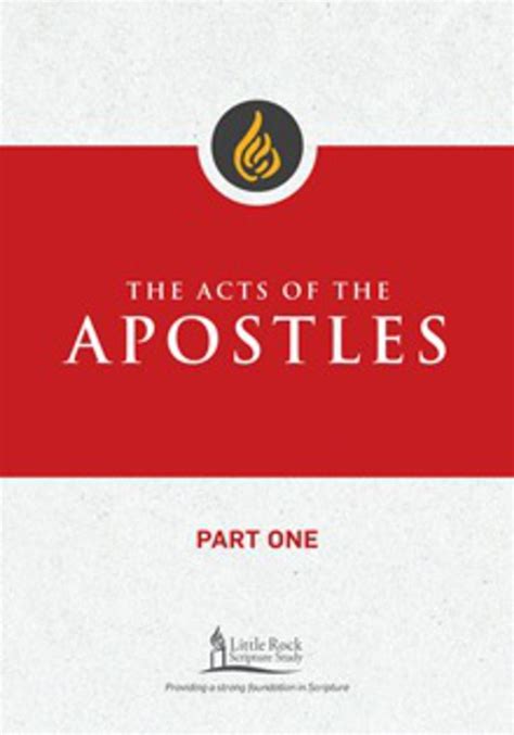 The Acts Of The Apostles Part One