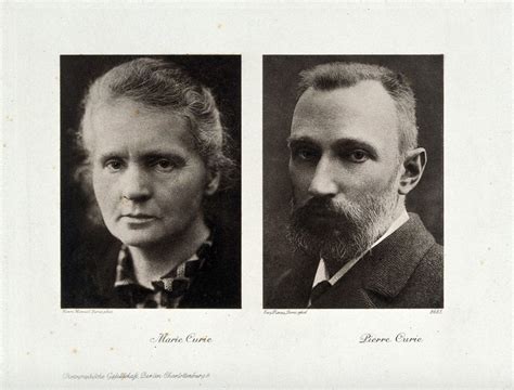 Marie Curie And Pierre Curie Photogravure After Henri Manuel And