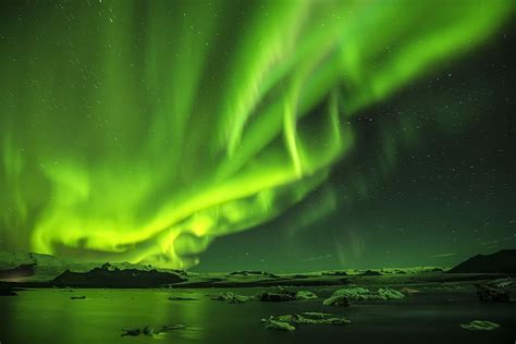 Hd Wallpaper Aurora Borealis Night Sky Alaska Northern Lights