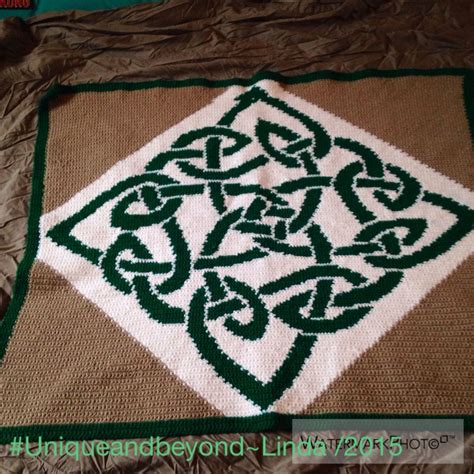 Celtic Knot Throw 2015 By Linda Crochet Patterns Free Blanket