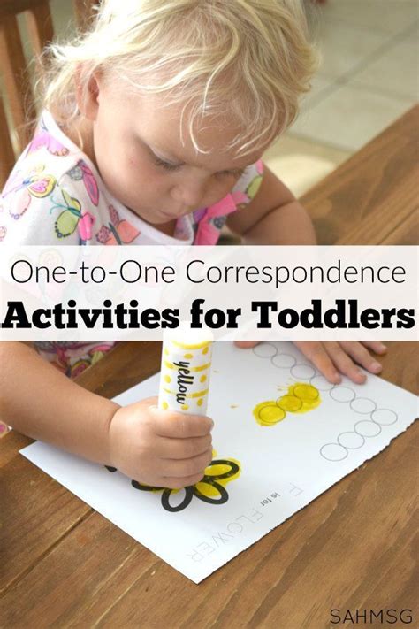 One To One Correspondence Activities For Toddlers The Stay At Home