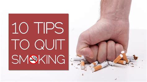 10 Tips To Quit Smoking Youtube