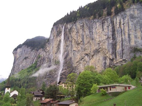The Waterfall At Interlaken Switzerland