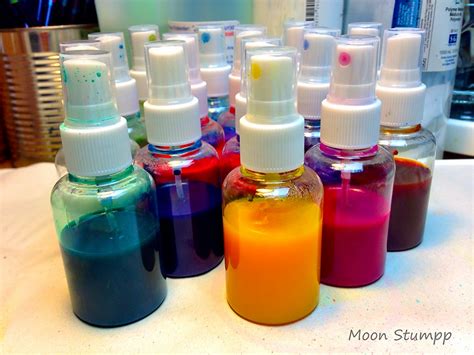 How To Make Acrylic Ink Spraygreat For Mixed Media Work Moon Stumpp