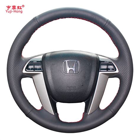 Yuji Hong Artificial Leather Car Steering Wheel Covers Case For Honda