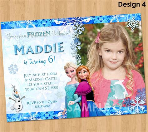 Printable Frozen Invitation Frozen Birthday Invitation With