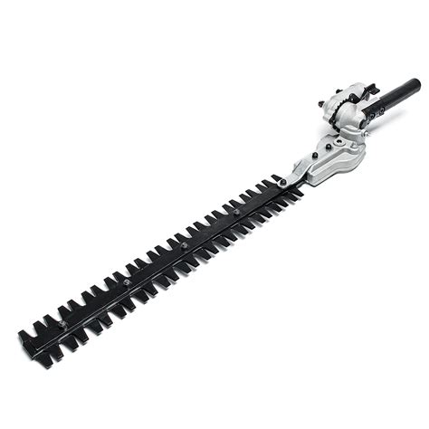 New 7 Teeth 24mm Pole Hedge Trimmer Head Attachment Expand Double Sided