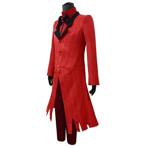 Hazbin Hotel ALASTOR Cosplay Costume Red Uniform Outfit Full Set Buy