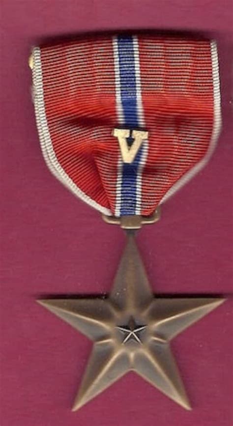 Wwii Ww2 1944 Vintage Us Bronze Star Medal Etsy Uk