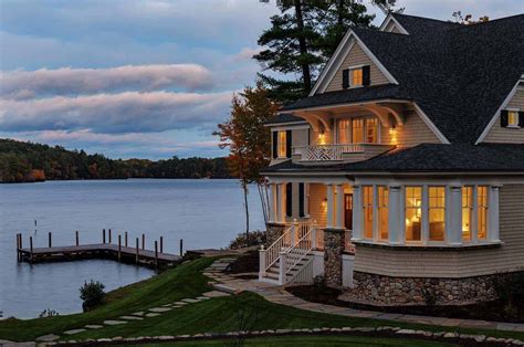Dreamy Lake House In New Hampshire Nestled On The Waters Edge New
