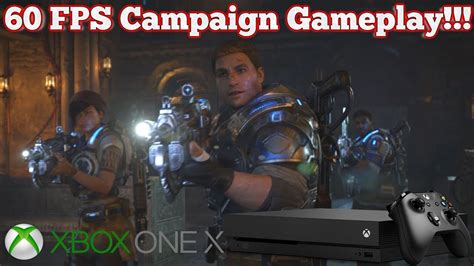Gears Of War 4 Xbox One X Campaign In 60fps Youtube