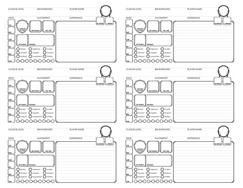Dd 5e Character Sheet Pdf Printable That Are Bright Russell Website