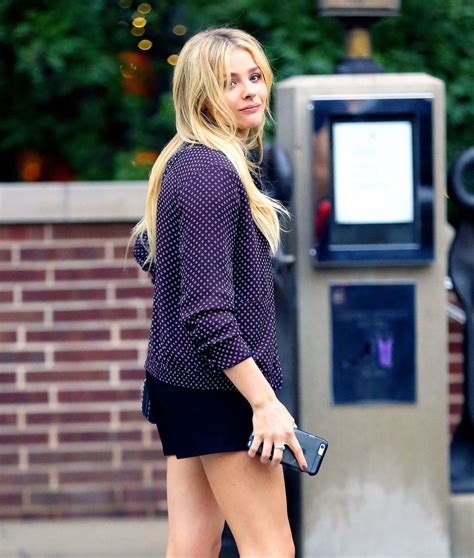 Chloë Moretz Shows Off Her Legs In A Pair Of Short Shorts Nyc June 2015 • Celebmafia