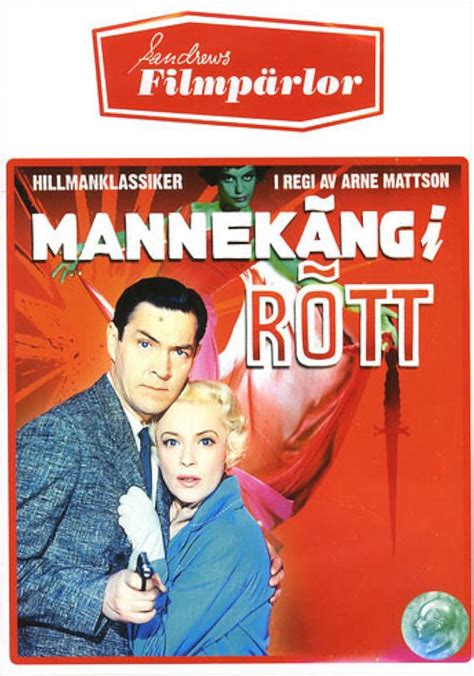 Mannekäng i rött 1958