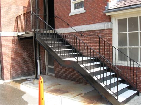 Metal Pan Concrete Stairs Stair Designs