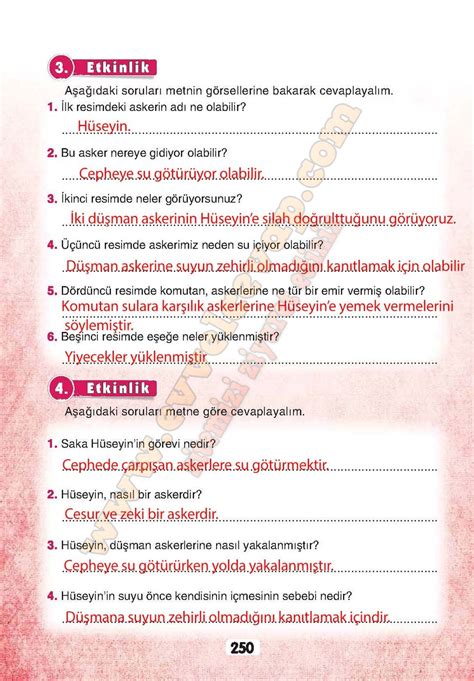 Sinif Turkce Ders Kitabi Sonuc Yayinlari Sayfa Cevaplari Nkadin