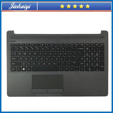 Laptop Keyboard For Hp 250 G7 255 G7 Palm Rest Shell Touchpad Black
