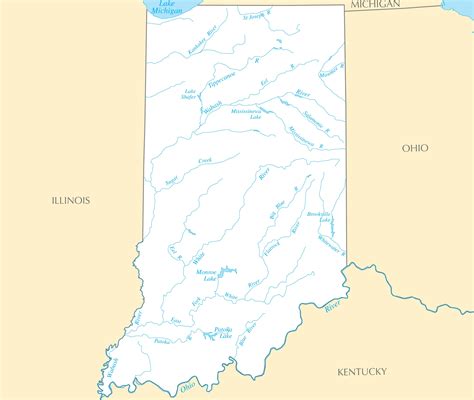 28 Lakes Of Indiana Map Online Map Around The World
